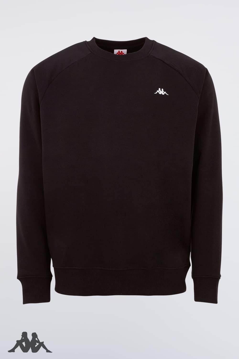 Kappa Vauke Sweatshirt I Unisex Baumwollpullover I Grund für Sport und Freizeit I -Pullover für Frauen und Männer in Blau, Grau, Schwarz und Größen S, M, L, XL, XXL und XXXL erhältlich – Bild 4