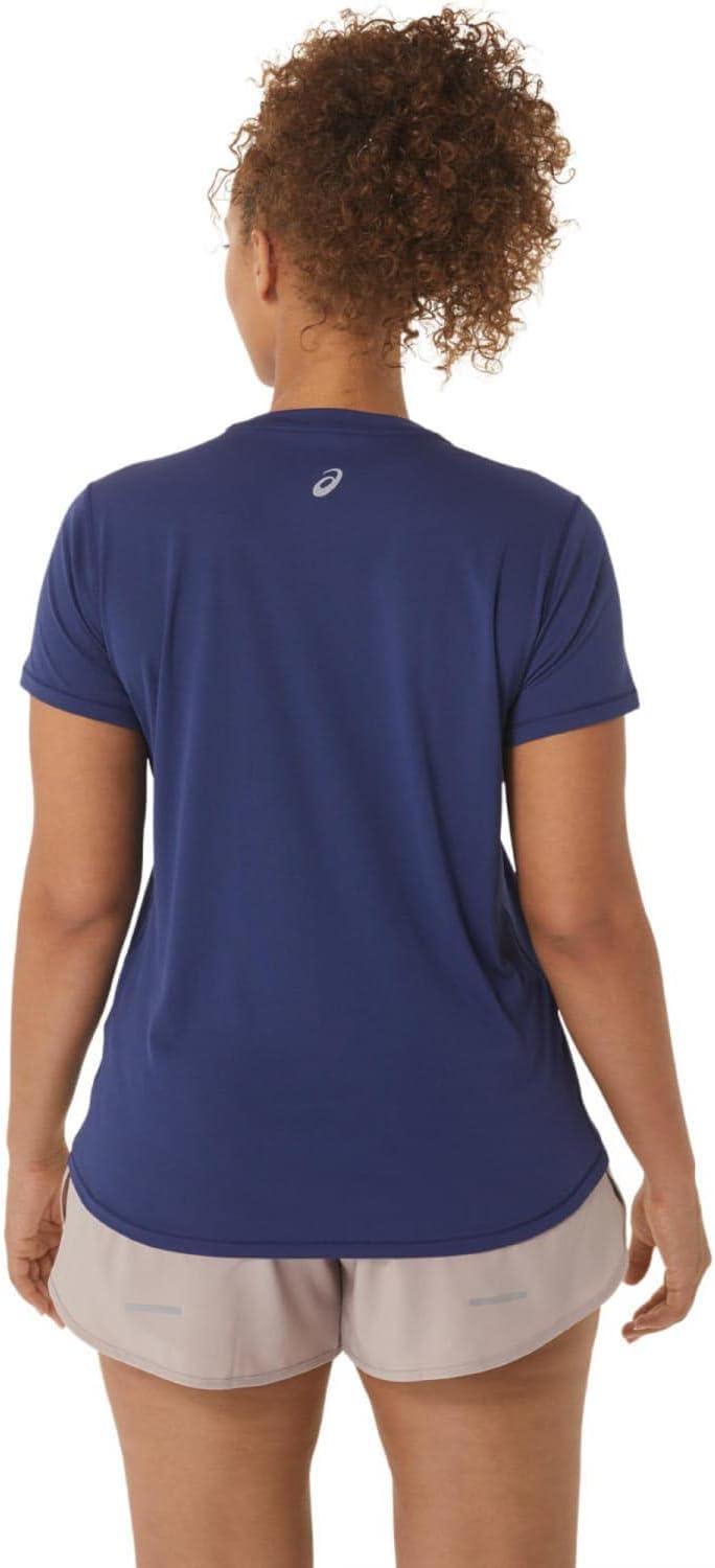 ASICS Nagino Graphic Run Short Sleeve Top Women Blue, Indigo-Blue – Bild 2