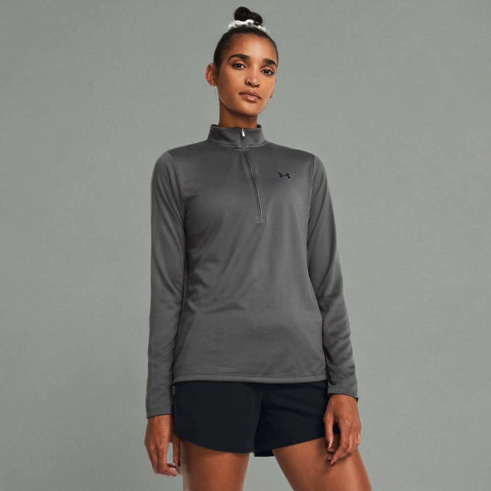 Under Armour Damen Tech 1/2 Reißverschluss - solide lose, leichte Sporthemd, atmungsaktives Trainingshemd aus UA Tech Stoff – Bild 5