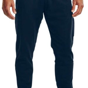Under Armour Herren-Rüstung Fleece-Hosen, Akademieblau (408)/Schwarz, 3x groß