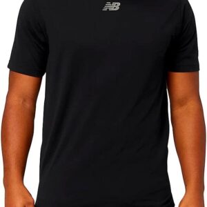 Neue Balance Impact Run Luminous Herren Running Fitness T-Shirt T-Shirt Black