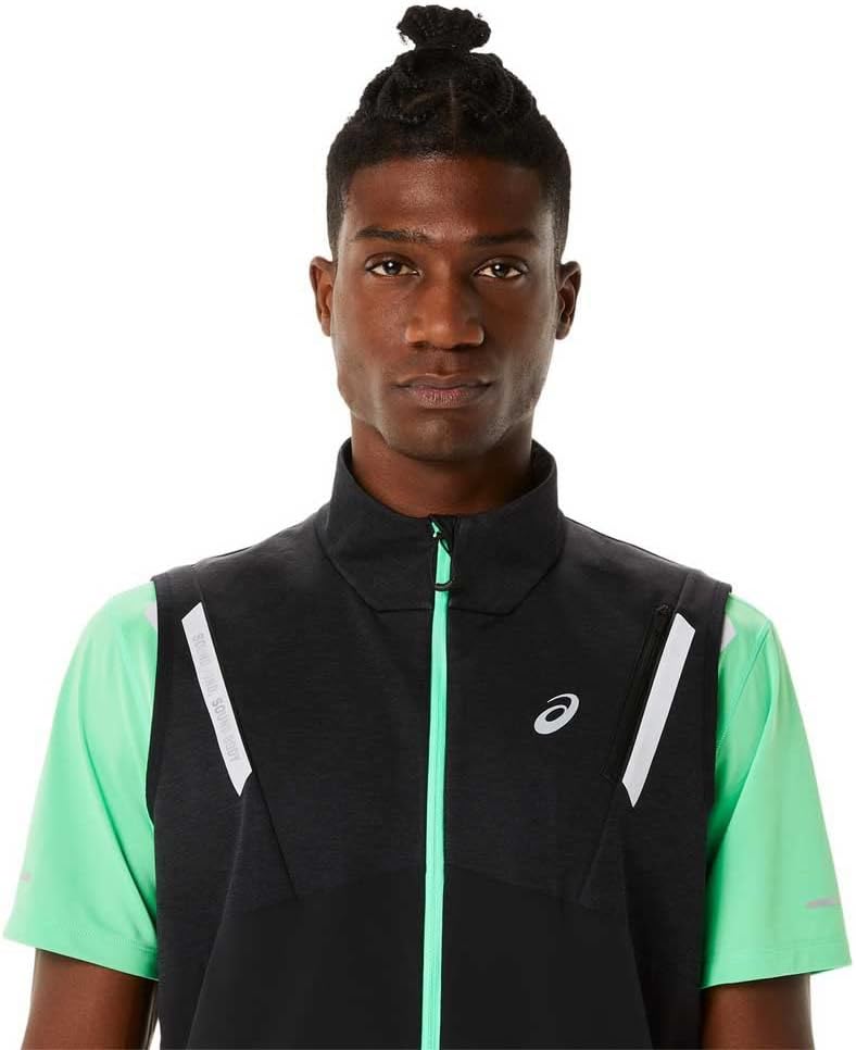 Asics Lite-Show-Weste, Performance Black Heather/ – Bild 5