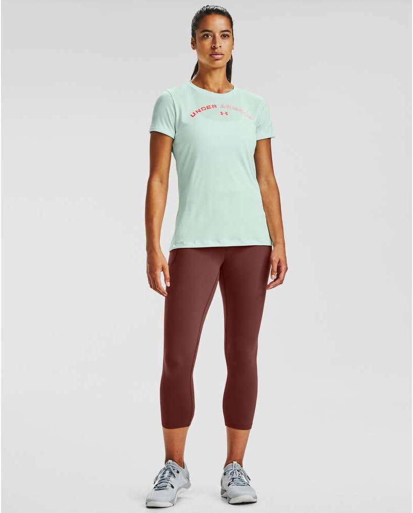 Under Armour Damen Tech Twist Grafik Lu Kurzarm Shirt – Bild 2