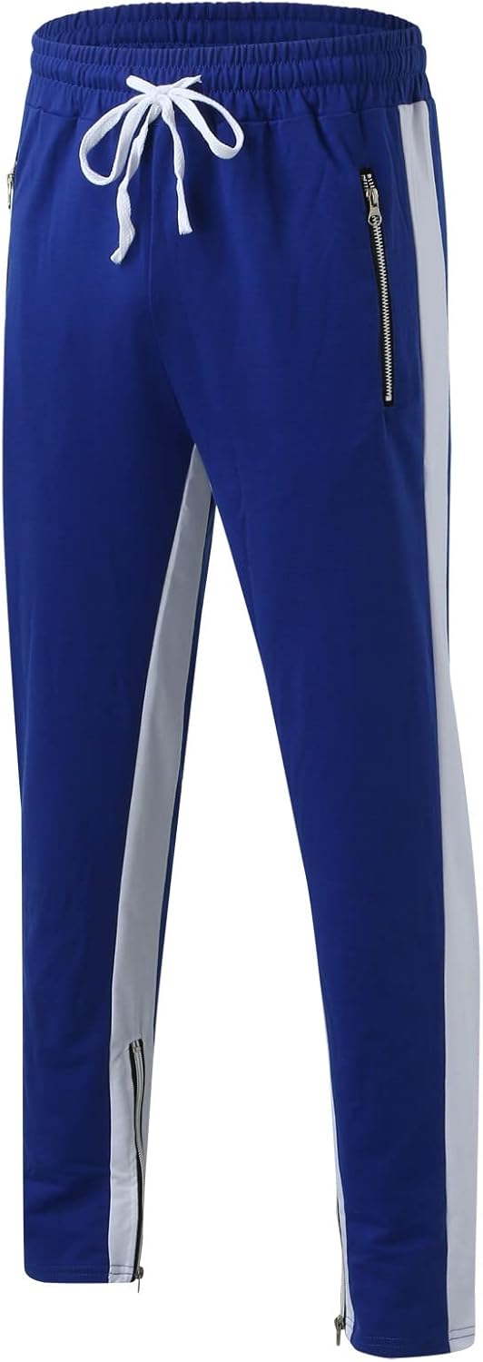 Generisch -Herren -Stretch -Stoffhosen, Wanderhosen, elegant mit elastischen Sporthosen, langen Taschen, Trekkinghosen, lang, wasserdicht, farbblockierende Sporthosen, Jogger, Joggen – Bild 5