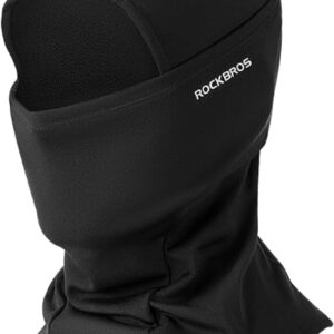 Rockbros Balaclava für Herbst/ Winter, Männer/ Frauen für Sportarten im Freien, Fahrrad, Motorrad, Snowboard, Ski, Radfahren, Reflexion, winddicht, Anti-Staub, atmungsaktiv, eine Größe