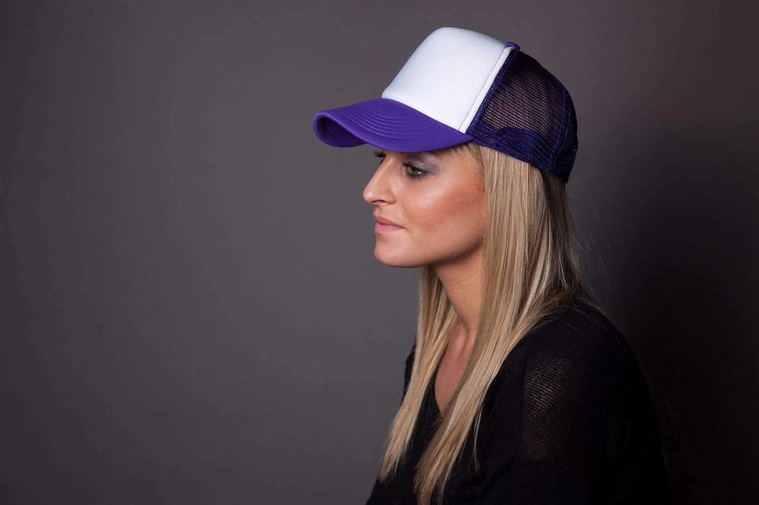 StyleBreaker 04023007 5 Panel Mesh Trucker Baseball Cap MITTABLE UNISEX – Bild 6