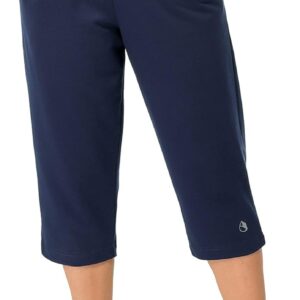 Icyzone Damen jogging bodens 3/4 Sporthosen Traininghosen gerade Bein Freizeithose mit Tasche