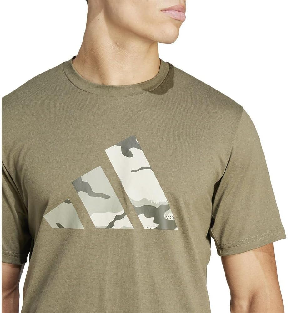 adidas Herren-Traines-Essentials Saisonal Brand Love Camo Tee T-Shirt – Bild 4