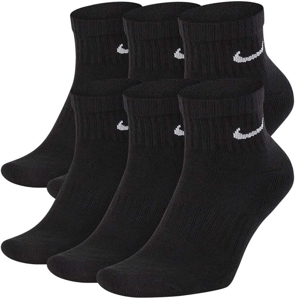 Nike Herren Unisex Everyday Colhion Knöchel 6 Paar Band Socken (6 Paar)