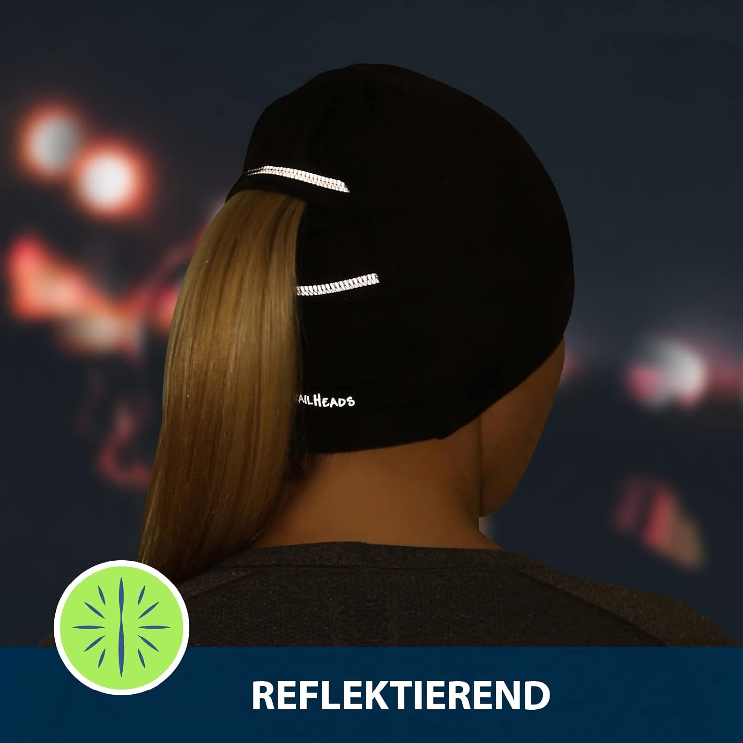 Trailheads Adrenaline -Serie Hut mit Loch für Braid Running Hut Frauen Sporthut mit reflektierenden Details – Bild 3