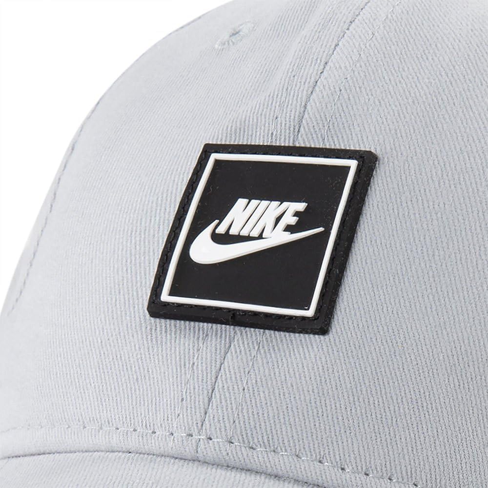 Nike Futura Patch Kurve Rand Cap One Size, Grau – Bild 5