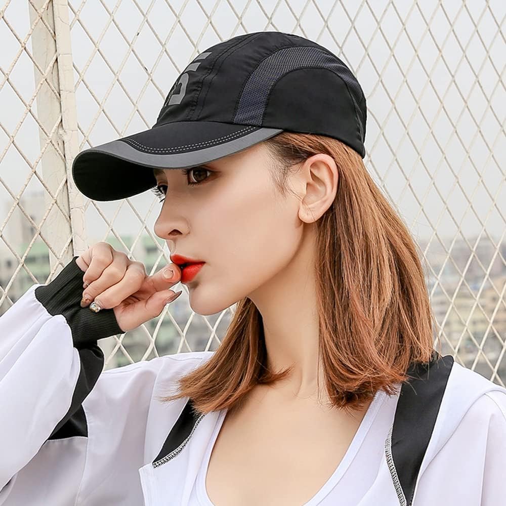 Packung mit 2 Baseballkappen, Männern und Frauen, Baseballkappe im Freien, einstellbarer Hut, Unisex -Baseballkappe, Spitzenkappe für Männer und Frauen, einstellbar, für Frauen, Männer, Outdoor, Sport und Reisen – Bild 5