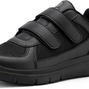 Fitville Herren EasyTop Duo Gurt Diabetic Schuhe V3 Extra breite orthopädische Gesundheitsschuhe für geschwollene Füße