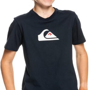 Quiksilver Comp Logo – T-Shirt für Jungen Blau