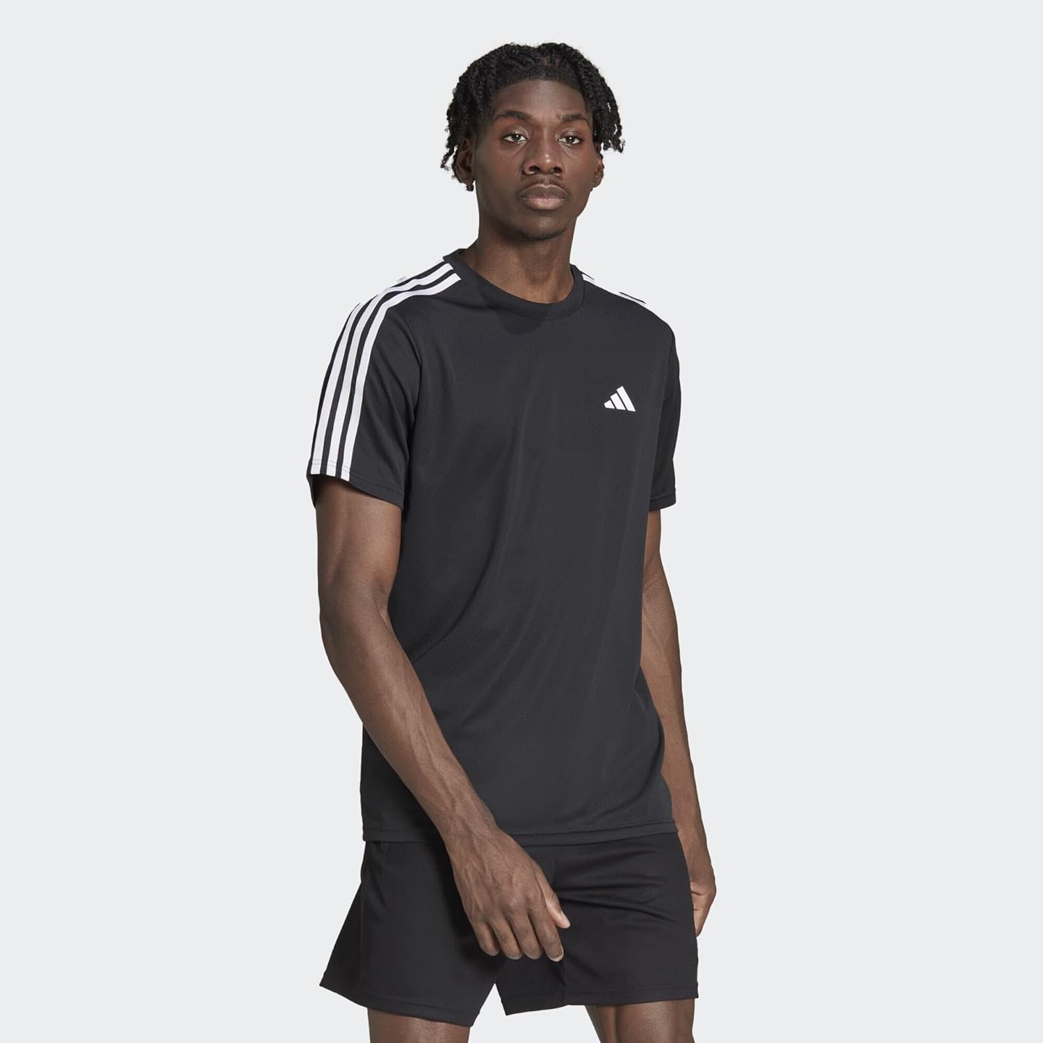 adidas Herren TR-ES-Basis-3S-T-Shirt (Kurzarm) – Bild 2