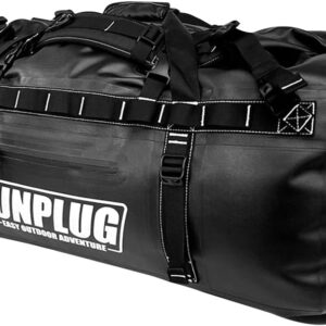 Leerzeichen Ultimate Adventure Bag, wasserdichte Reisetasche Rucksack, 1680d Heavy Duffel Bag wasserdicht für Camping, Motorrad, wasserdicht