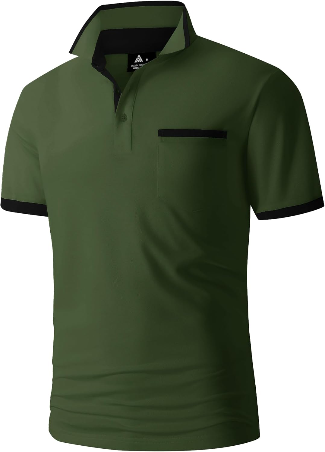 zitysport Poloshirt Herren Kurzarm Shirt Atmungsaktives Golf Polo Shirt Männer Sommer Shirts Sport Basic Slim Fit Tshirt mit Brusttasche Polohemd – Bild 4