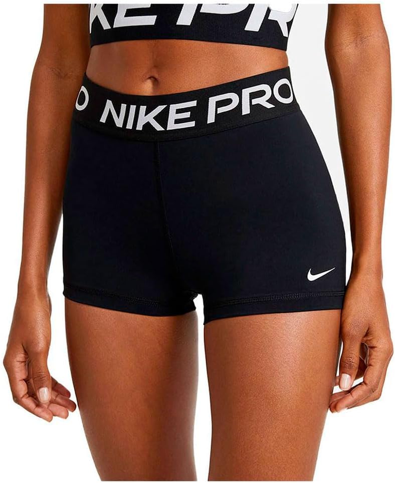 Nike Women's W NP 365 Kort 7,6 cm Shorts, Schwarz/Weiß – Bild 2