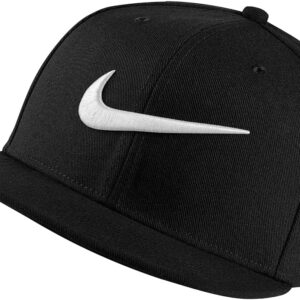 Nike Pro Snapback Cap für Männer, Schwarz, M, Schwarz