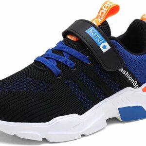 Cozozn Trainer Jungen Mädchen Sportschuhe Kinder Innenschuhe Laufschuhe Trainer Fitnessschuhe Leicht atmungsaktive Nicht-Slip 27-38 EU