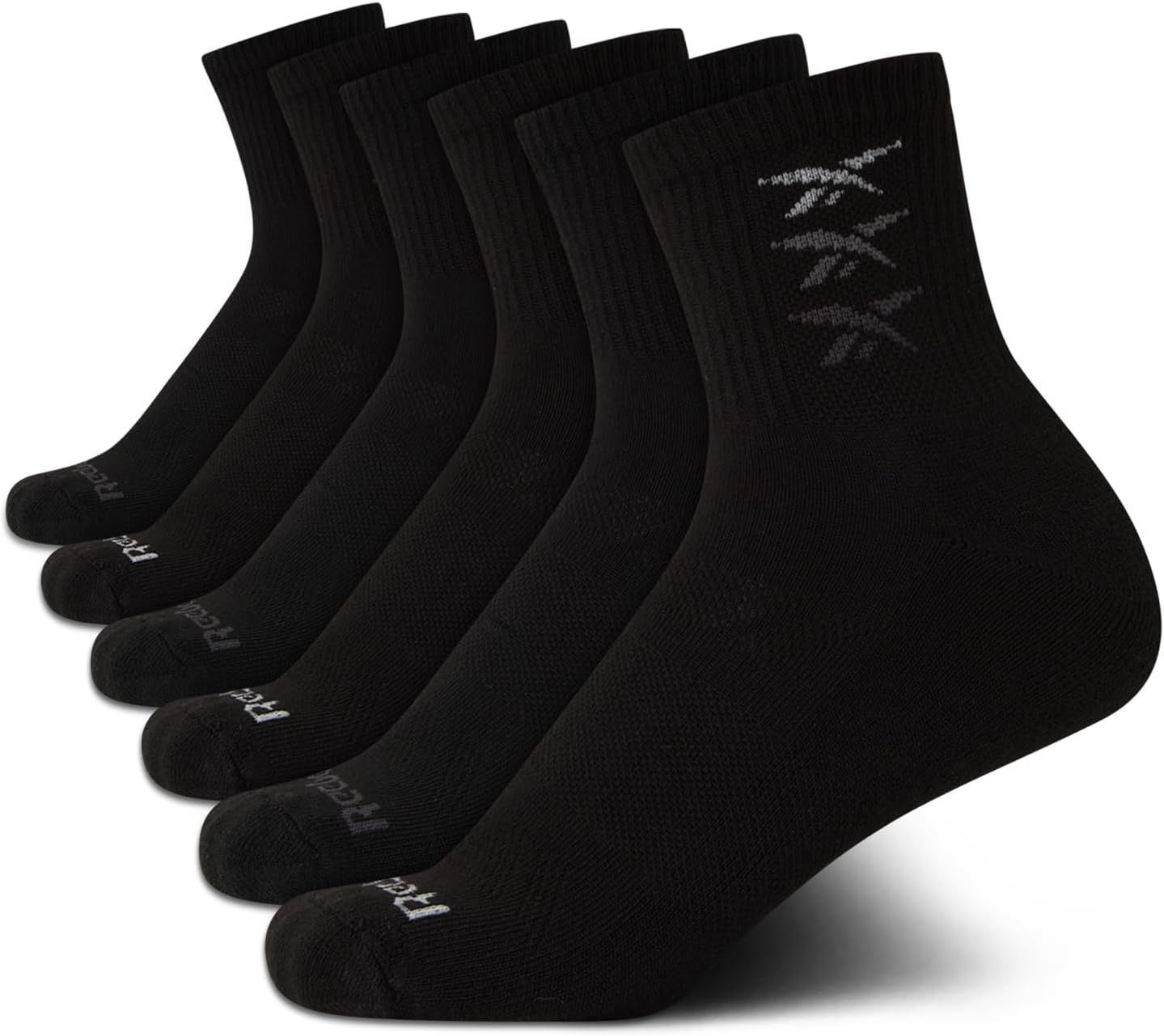 Reebok Ladies Socks - Cushion High Quarter Cut Socken (6) Packung (6)