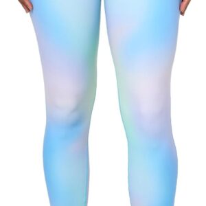 Reebok Damen Lux Bold All-Over-Druck-Strumpfhosen Yogahosen