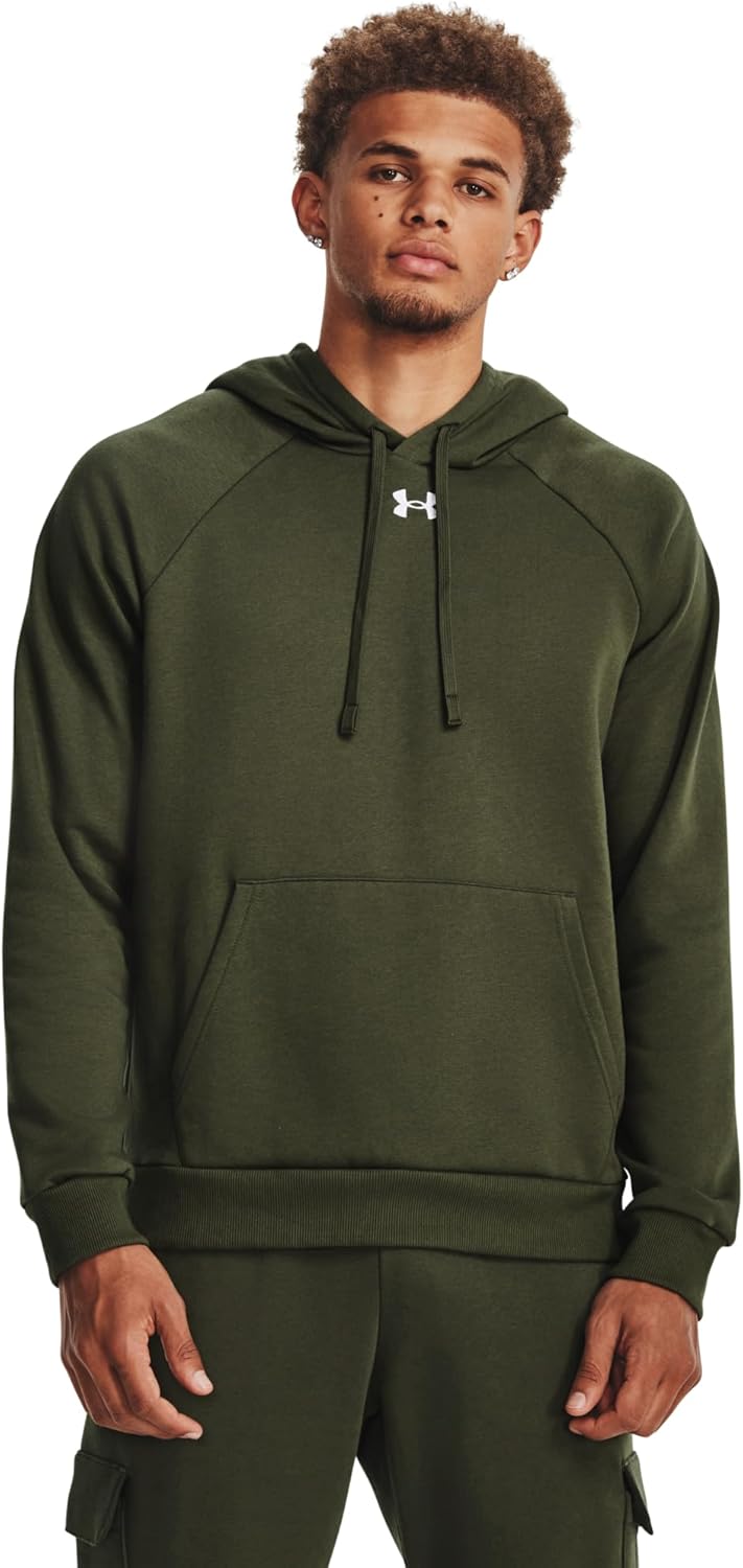 Under Armour Herren -Rivale Vlies Hoodie, sportlicher Hoodie mit lockerem Passform, bequemem und warmem Sweatshirt für Männer (Packung von 1) – Bild 2