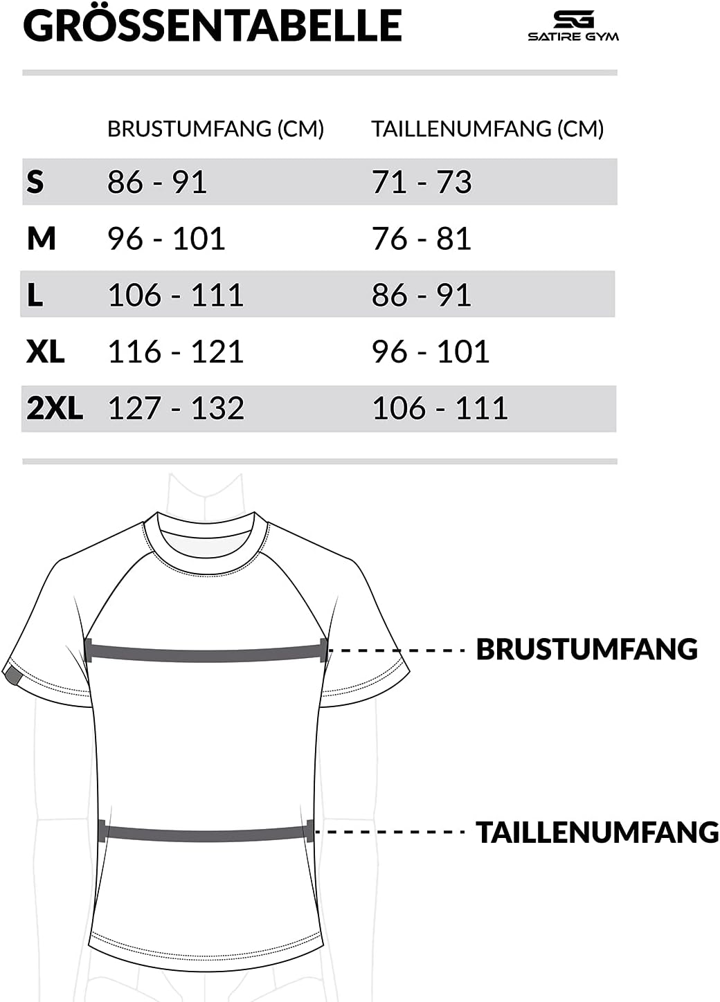 Satire Gym - Atmungsfreies Sporthemd von Herren - eng und schnell trocknendes Fitness -T -Shirt - Sportbekleidung für Fitnessstudio & Bodybuilding – Bild 8