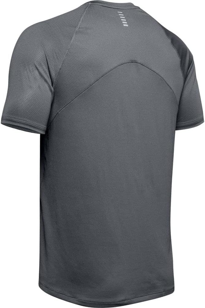 Under Armour Herren-Hemd, UA-Qualifikationsspiel kurzärmelig, atmungsaktives T-Shirt aus ultraleichtem Stoff, komfortables Sporthemd mit schlanker Passform – Bild 2