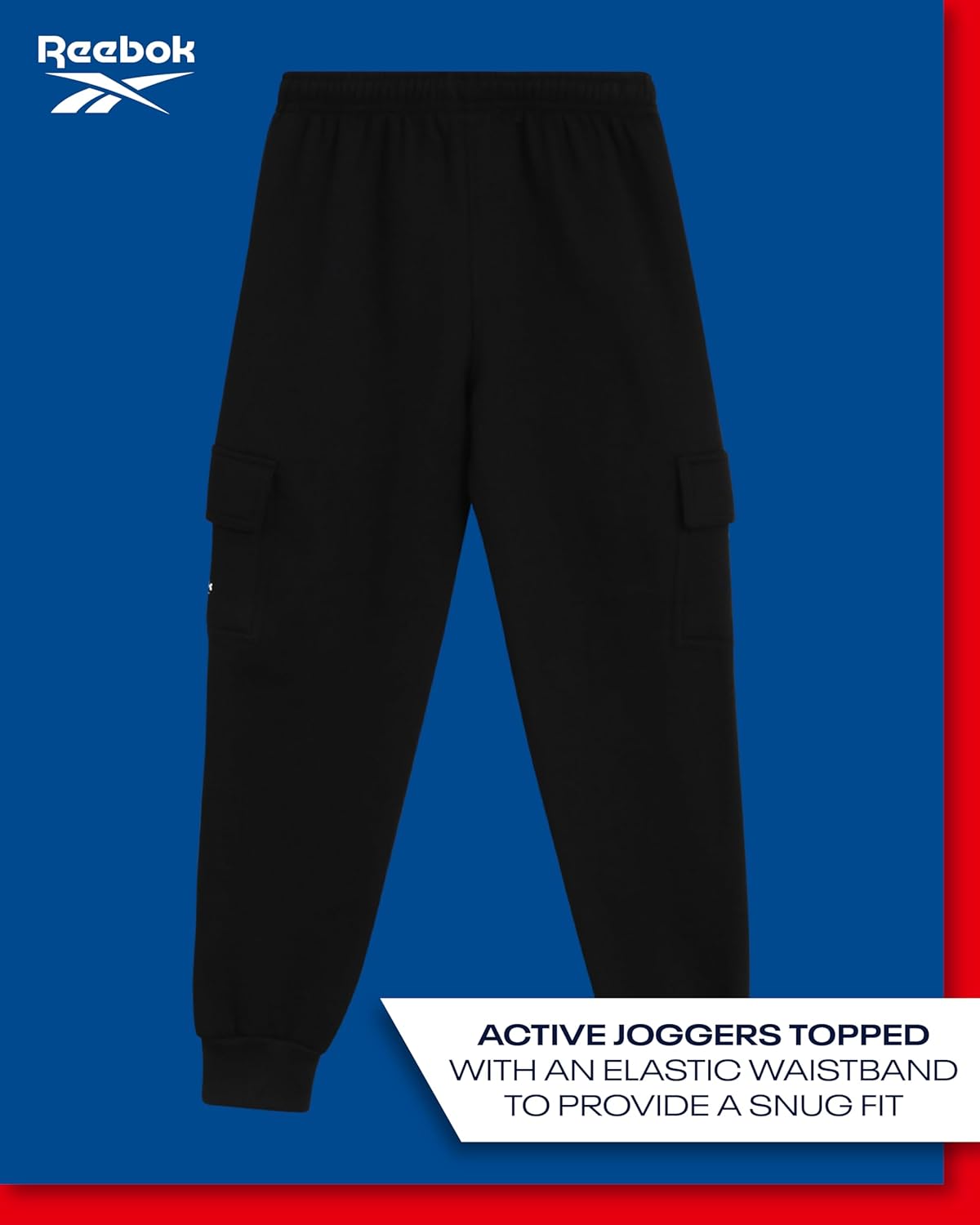 Reebok Boys Jogging Bottoms - Soft Fleece Jogging Bottoms für Jungen - Stylish Classic Fit Boys mit Taschen 36-44 – Bild 5