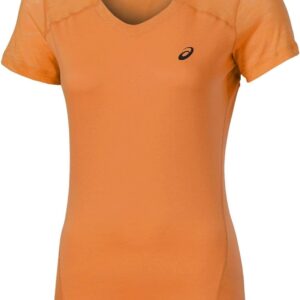 ASICS Damen Oberbekleidung Fuzzex V-Neck Shortsleeve Top Oberbekleidung
