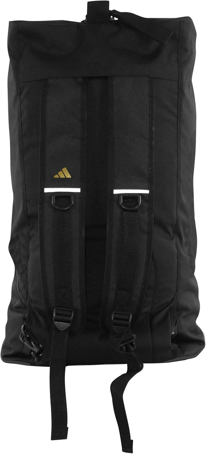 Adidas Training Sportsack 2-in-1 Schwarz/Gold 59 Liter, Schwarz, Rucksack – Bild 4