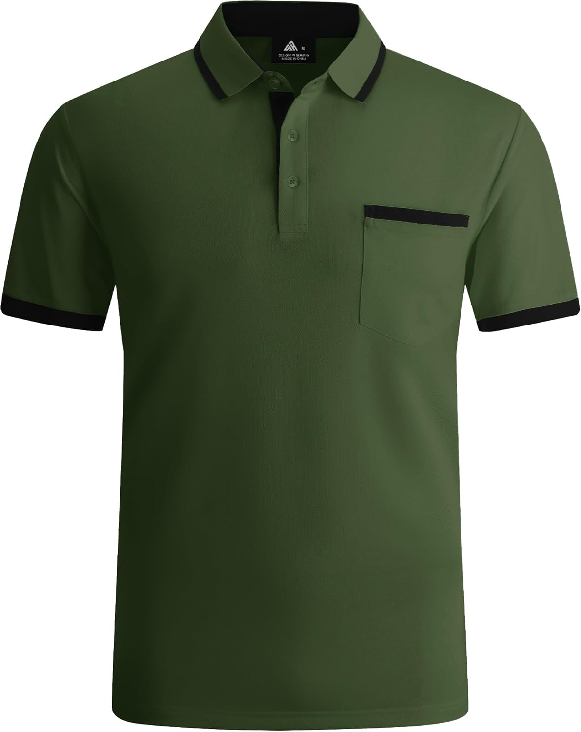 zitysport Poloshirt Herren Kurzarm Shirt Atmungsaktives Golf Polo Shirt Männer Sommer Shirts Sport Basic Slim Fit Tshirt mit Brusttasche Polohemd – Bild 2