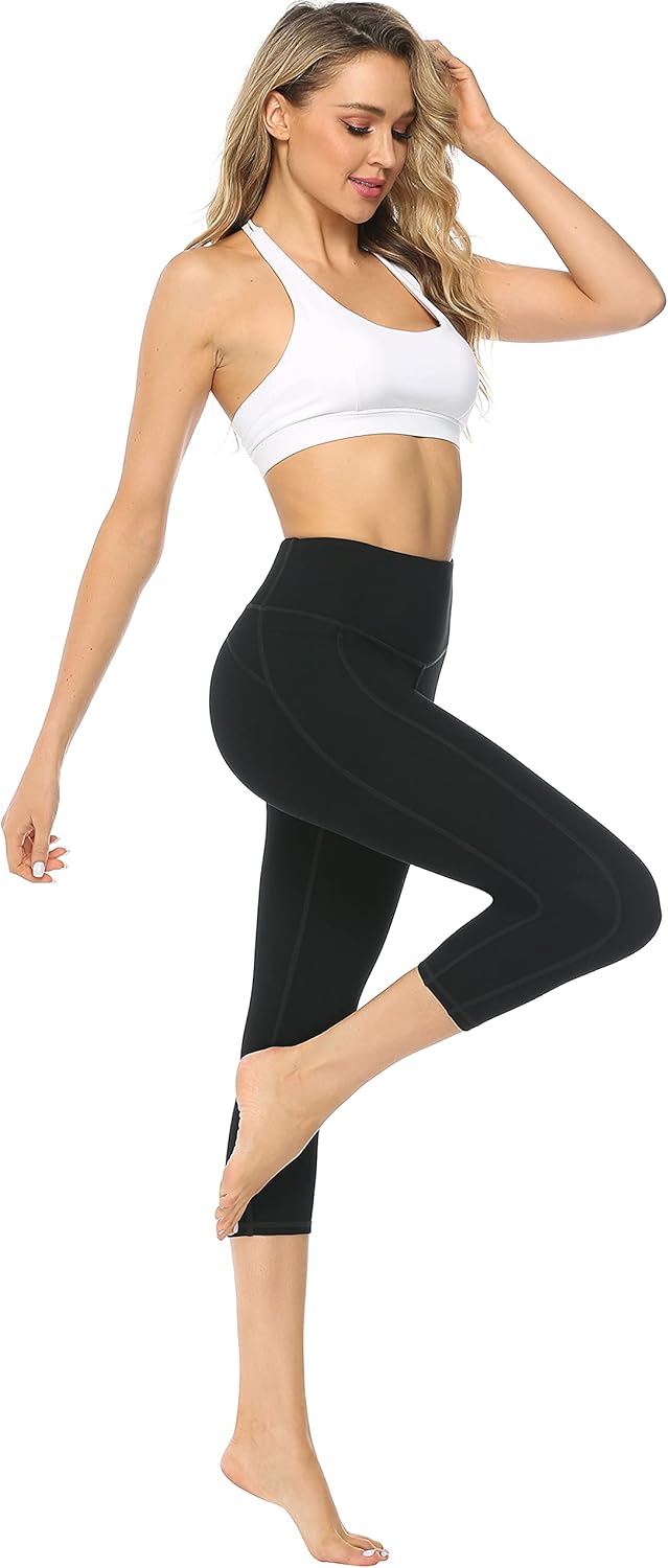 Persit Damen -Sport -Leggings mit Taschen, undurchsichtige Sporthosen, Yogamosen, Streetwear – Bild 5