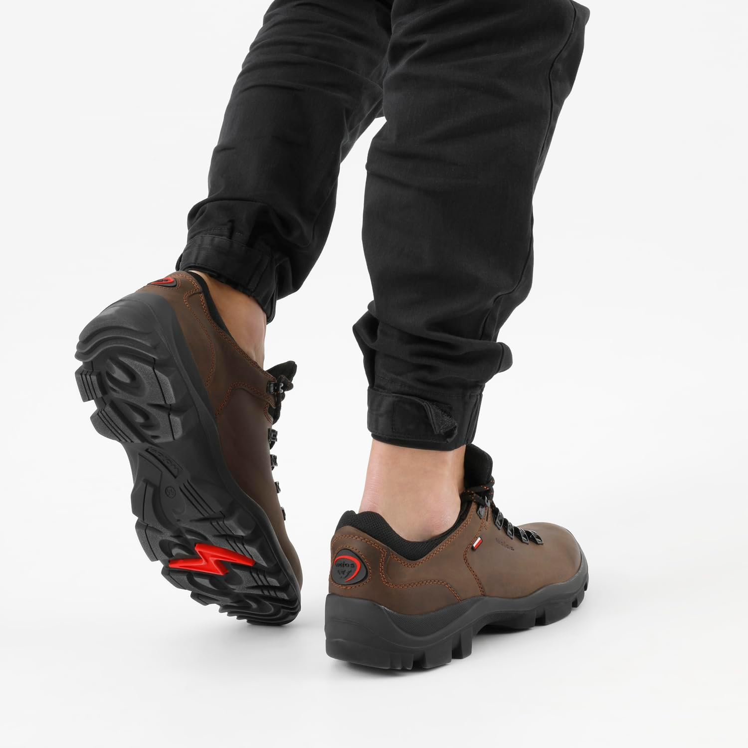 Wojas Herren Crazy Horse Leder Trekking -Schuhe - Sneaker -Halbstiefel die gesamte Saisonschuh Terrain City Urban Sport – Bild 6