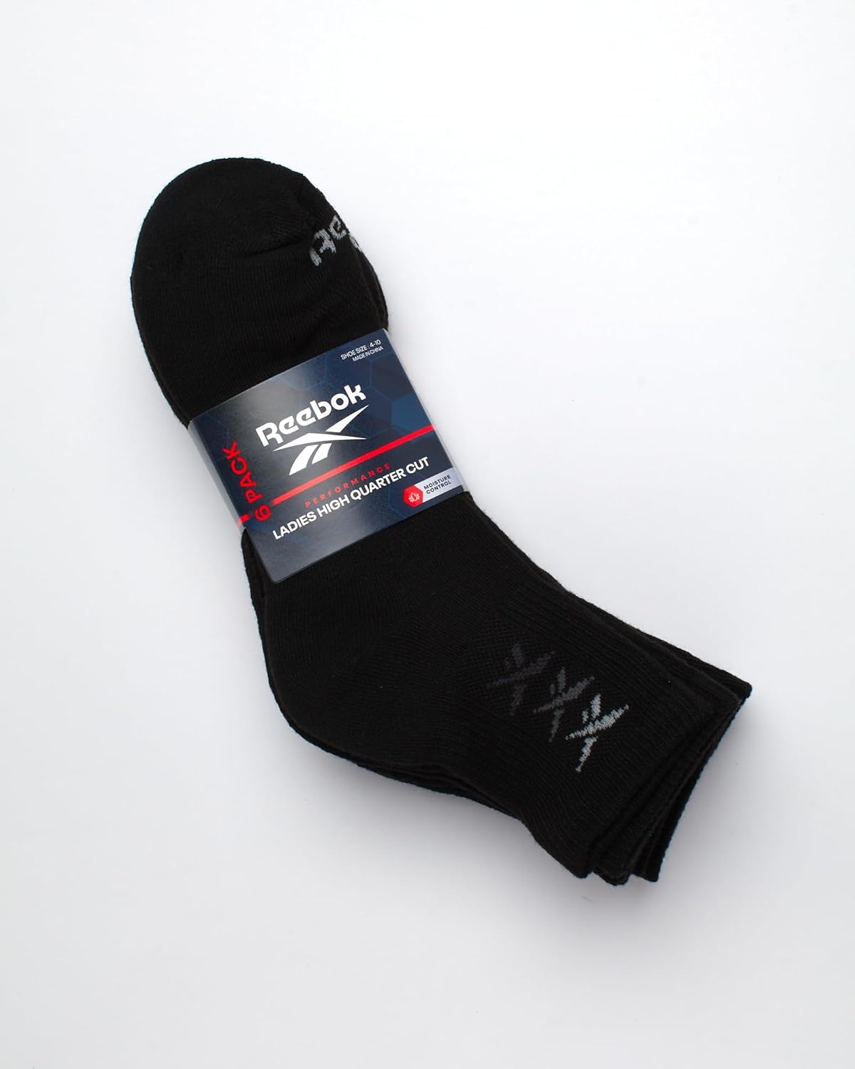 Reebok Ladies Socks - Cushion High Quarter Cut Socken (6) Packung (6) – Bild 2