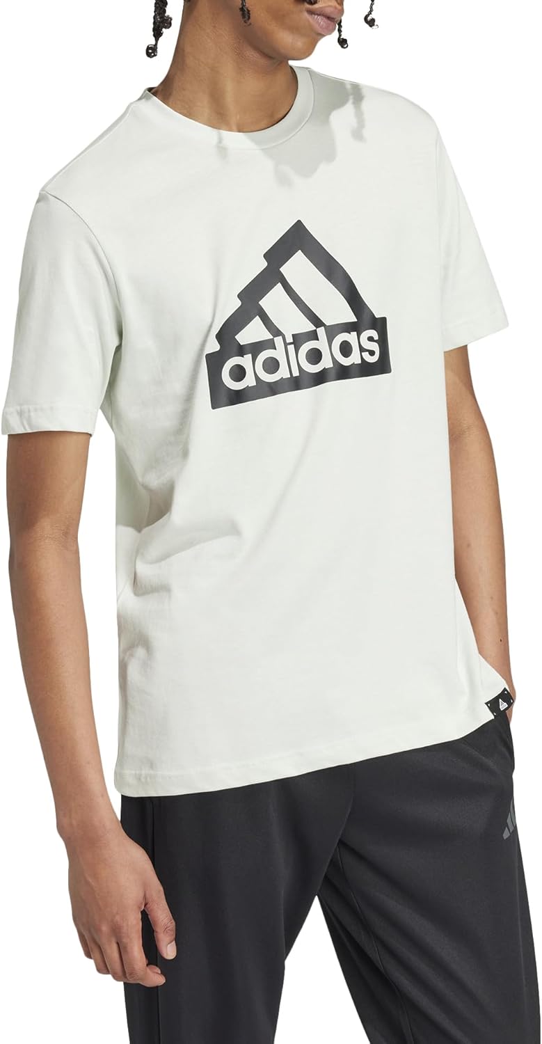 adidas Männer modernes wesentliches grafisches Tee, Leinengrün, m – Bild 6