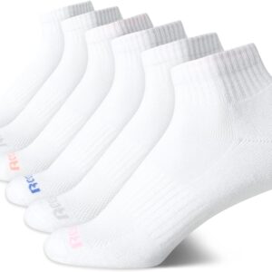 Reebok Ladies bequeme gepolsterte Sportviertel -Socken 6 -Pack
