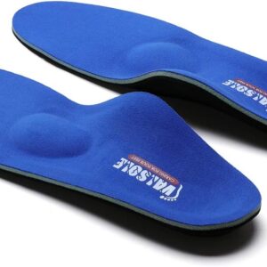 Valsole Unisex Adult orthopädische Einlegesohlen, hoher Fußunterstützung, weiche funktionelle Einlegesole, Einsatz für flache Füße, Plantarfasziitis, Fußschmerzen