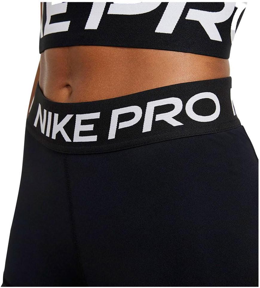 Nike Women's W NP 365 Kort 7,6 cm Shorts, Schwarz/Weiß – Bild 4