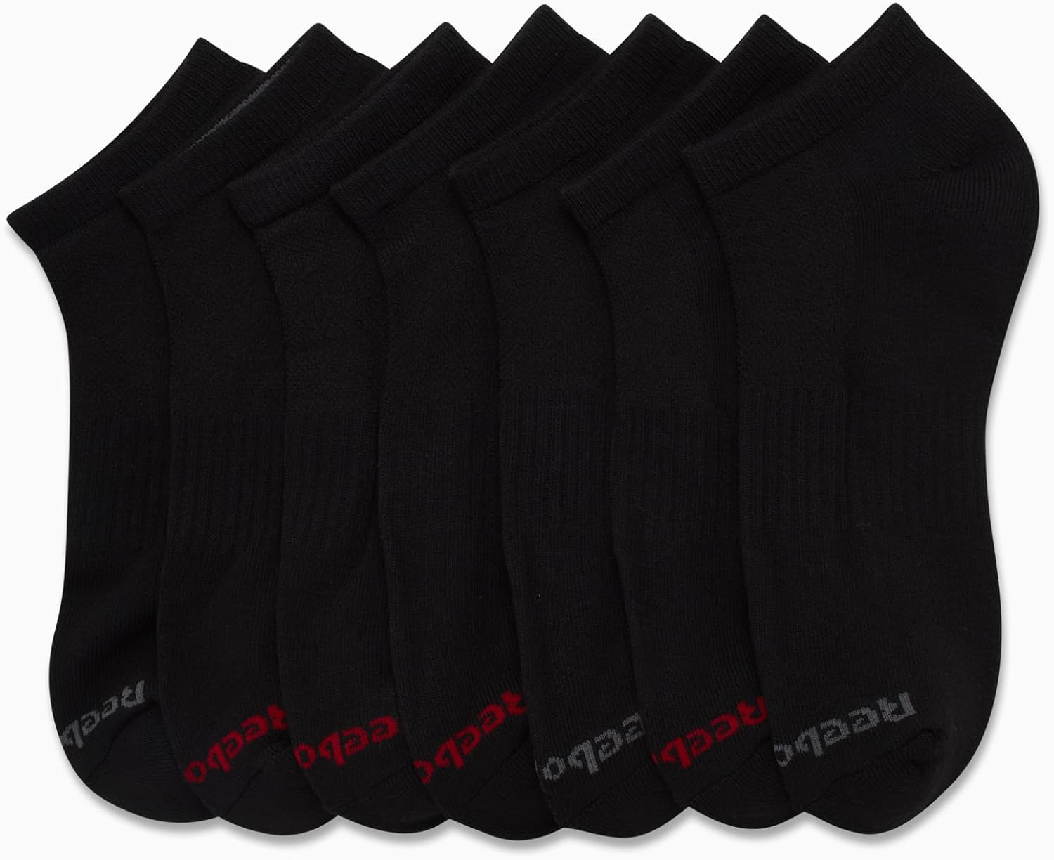 Reebok Herren -Socken für Männer - 8 Pack Stretch Performance Basic No Show Socken - flache Sportsocken für Männer (Schuhgröße 6-12) – Bild 4