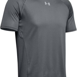 Under Armour Herren-Hemd, UA-Qualifikationsspiel kurzärmelig, atmungsaktives T-Shirt aus ultraleichtem Stoff, komfortables Sporthemd mit schlanker Passform