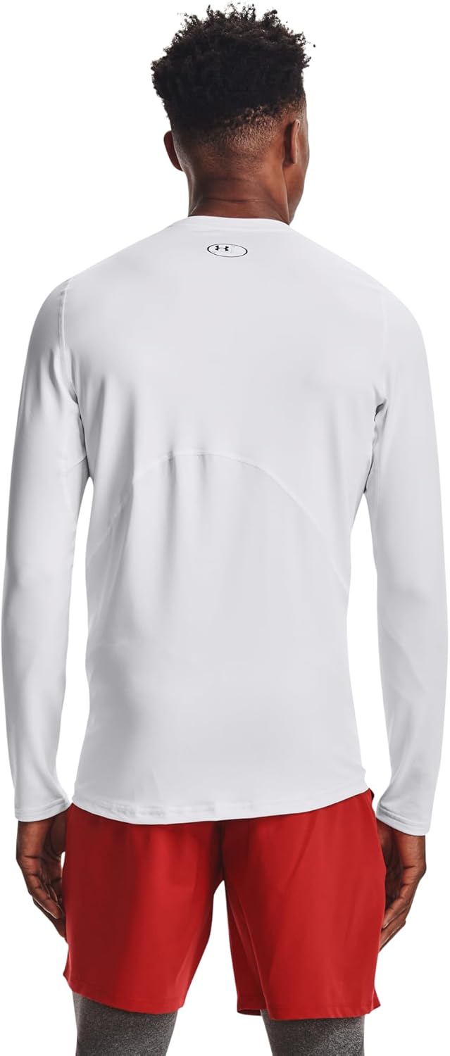 Under Armour Herren CG -Rüstungen ausgestattet Crew Langarm atmungsaktives funktionelles Hemd Schnell trockenes Langarmhemd – Bild 4