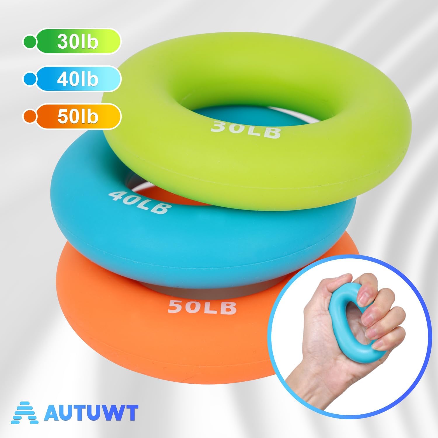 Premium -Finger -Trainer Kletterkugel Hand Training Hand Trainer Set Hand Grip Trainer Stärkener Finger Training Grip Bälle – Bild 3