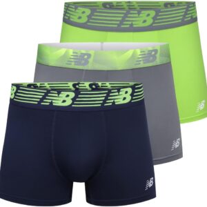 Neue Balance Mens 3 „Boxer Shorts Keine Fliege mit eingebauter Tasche No Fly (3 Pack)