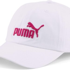 Puma Essential No.1 BB Cap Puma White-Orchid Shadow No1 Logo, Puma White-Orchid Shadow No1 Logo