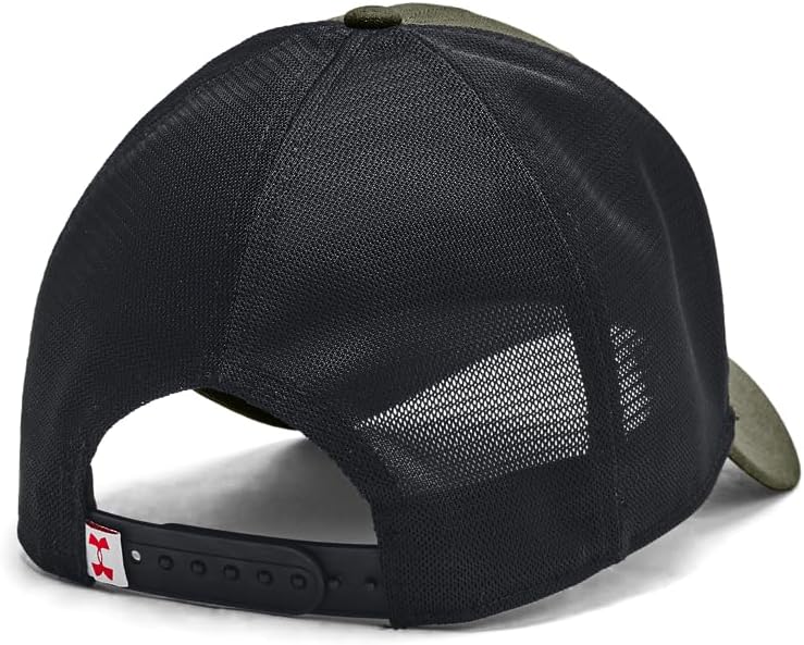 Under Armour Herren -Projekt Rock Red One Trucker Hut, (390) Marine OD Green/Schwarz/Rot, eine Größe, (390) Marine OD Green/Schwarz/Rot, eine Größe, (390) Marine OD Green/Schwarz/Rot – Bild 2