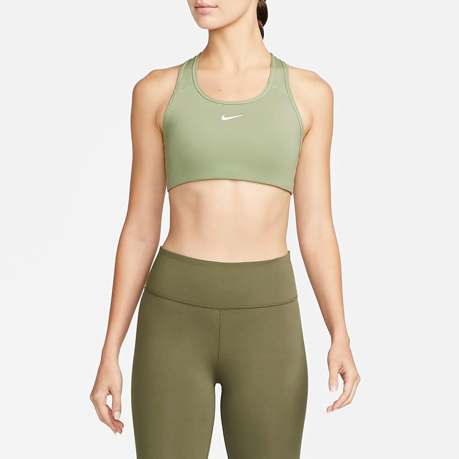 Nike Damen Swsh Hoodie, - 386 Ölgrün – Bild 3