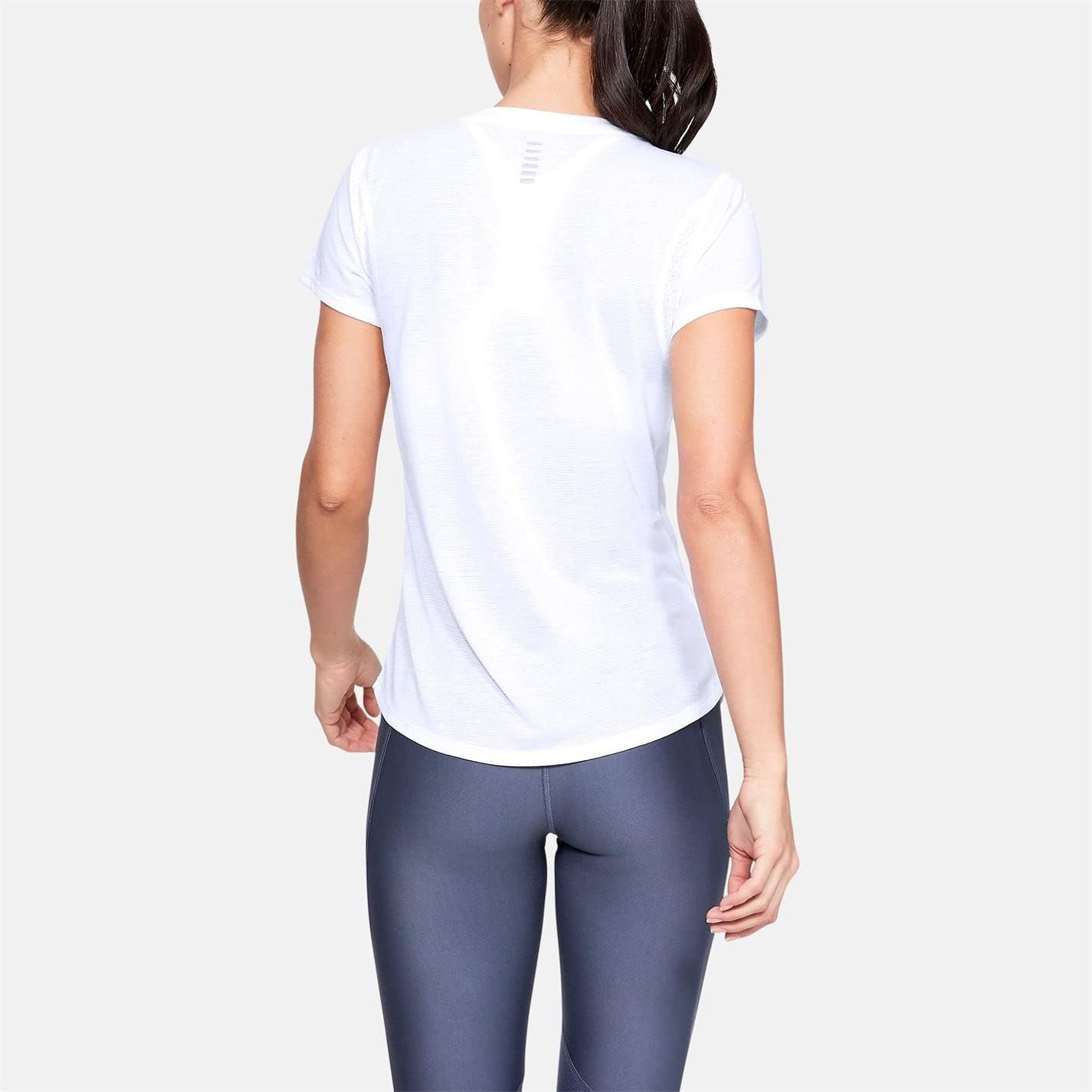 Under Armour Damen UA Streaker 2.0 Atmungsaktives T -Shirt für Frauen Kurzarm Running Hemd Slim Fit – Bild 3