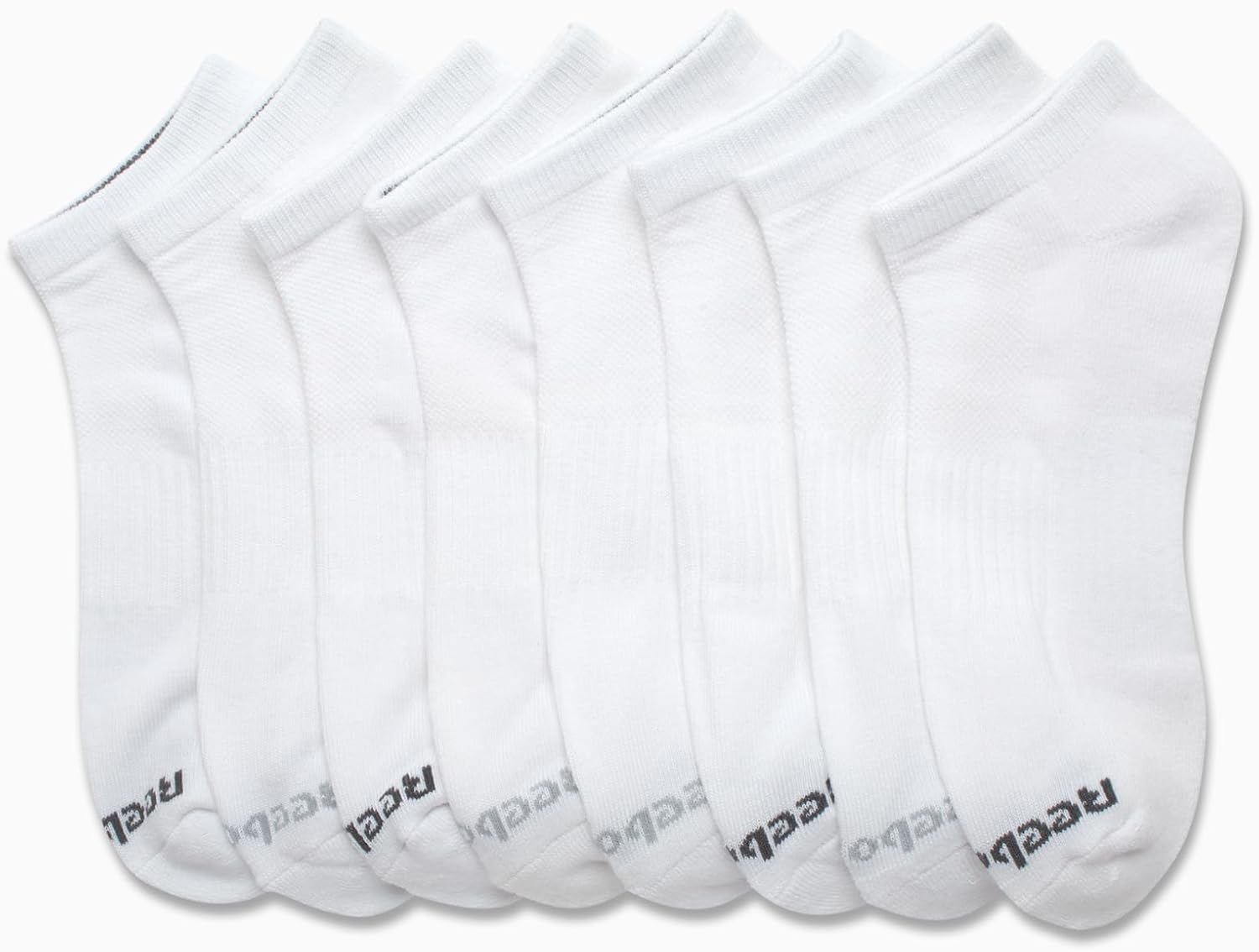 Reebok Herren -Socken für Männer - 8 Pack Stretch Performance Basic No Show Socken - flache Sportsocken für Männer (Schuhgröße 6-12) – Bild 4
